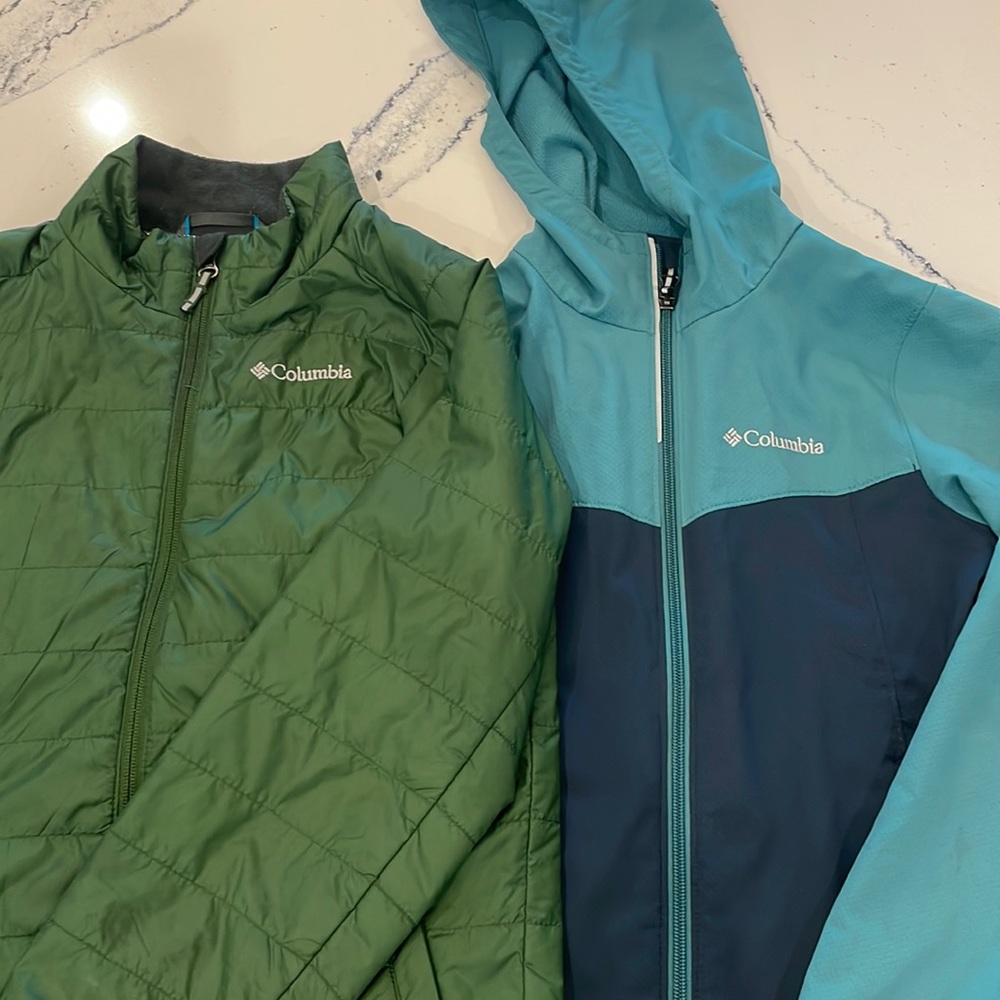 Two Columbia coats - boys medium